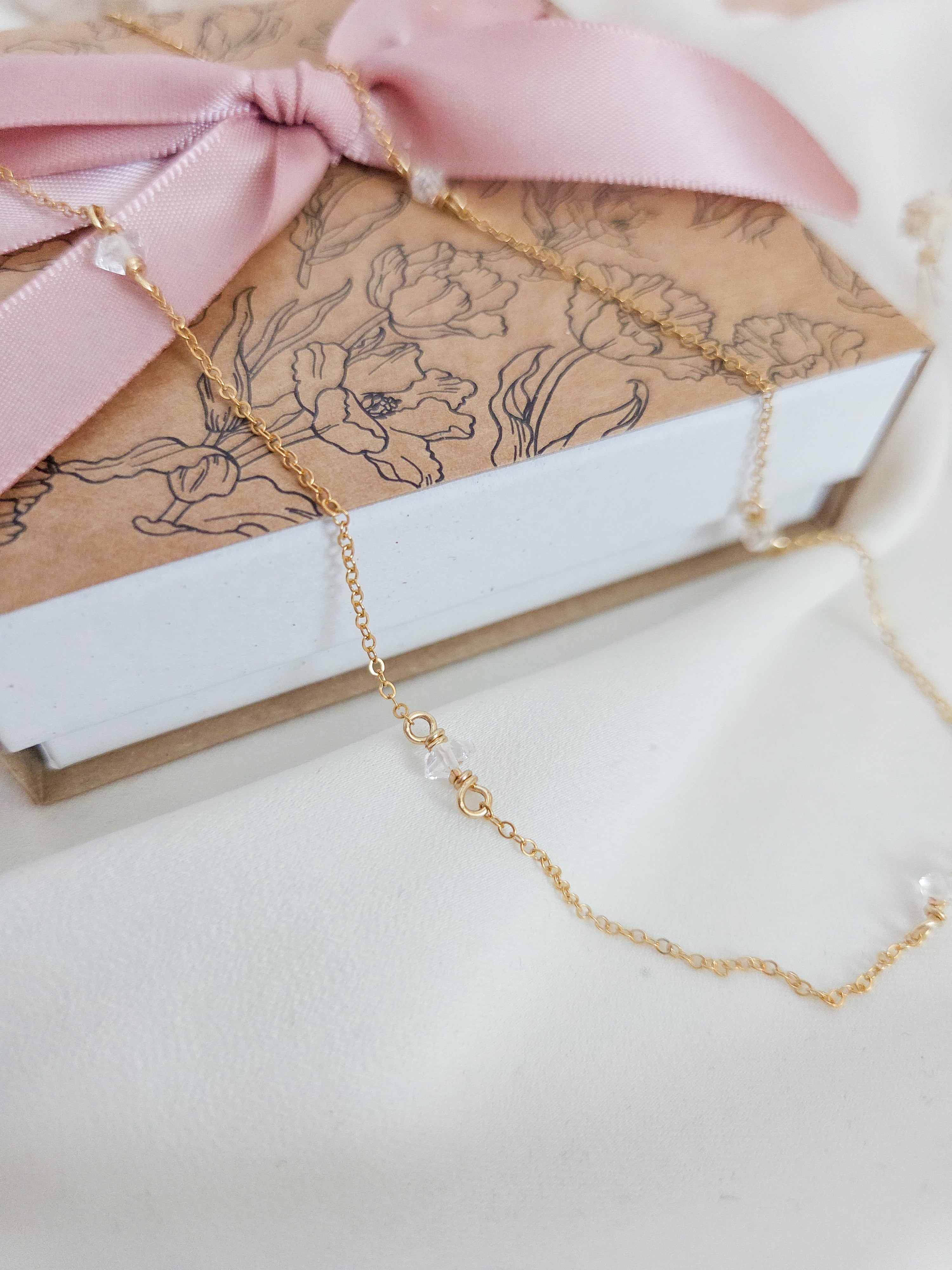 Champagne Necklace - 14k Gold Filled