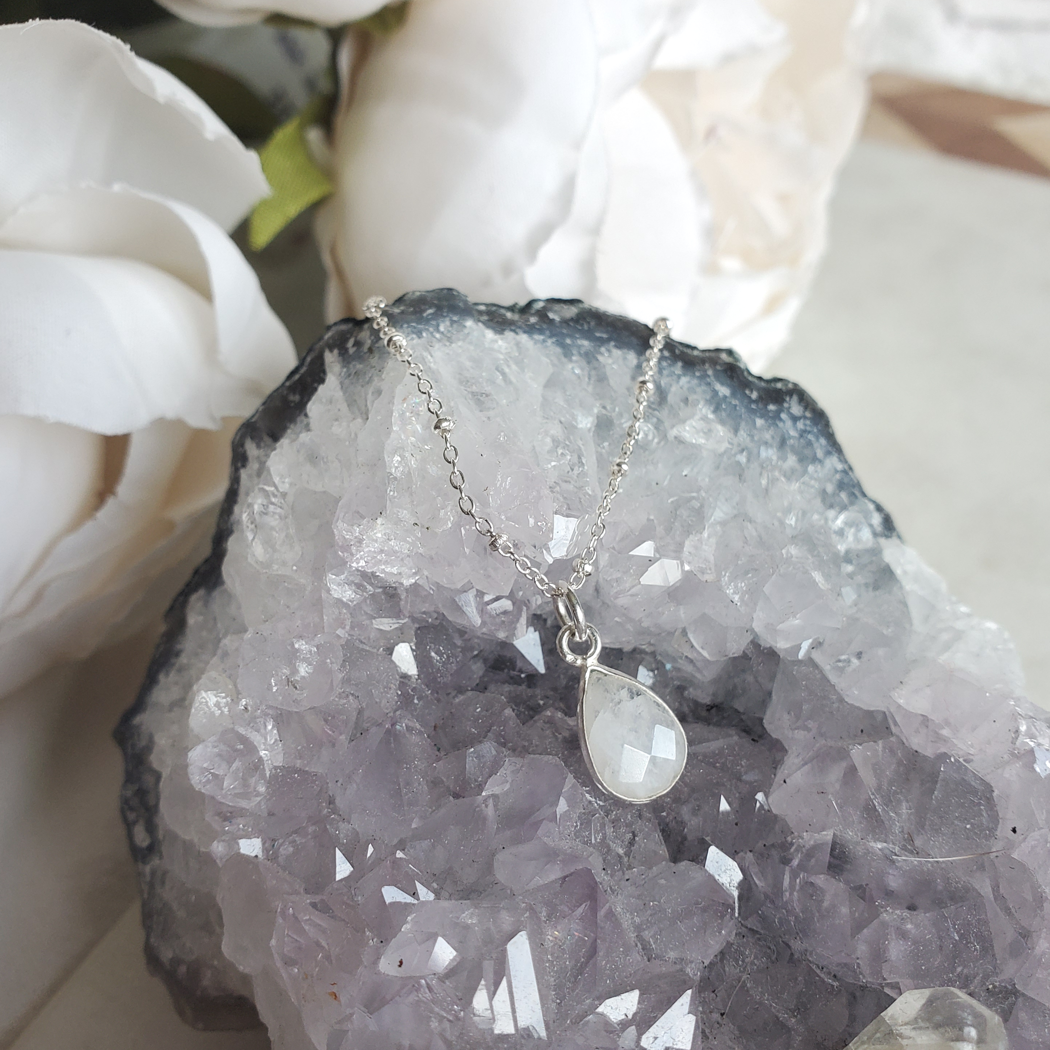 Moonstone necklace