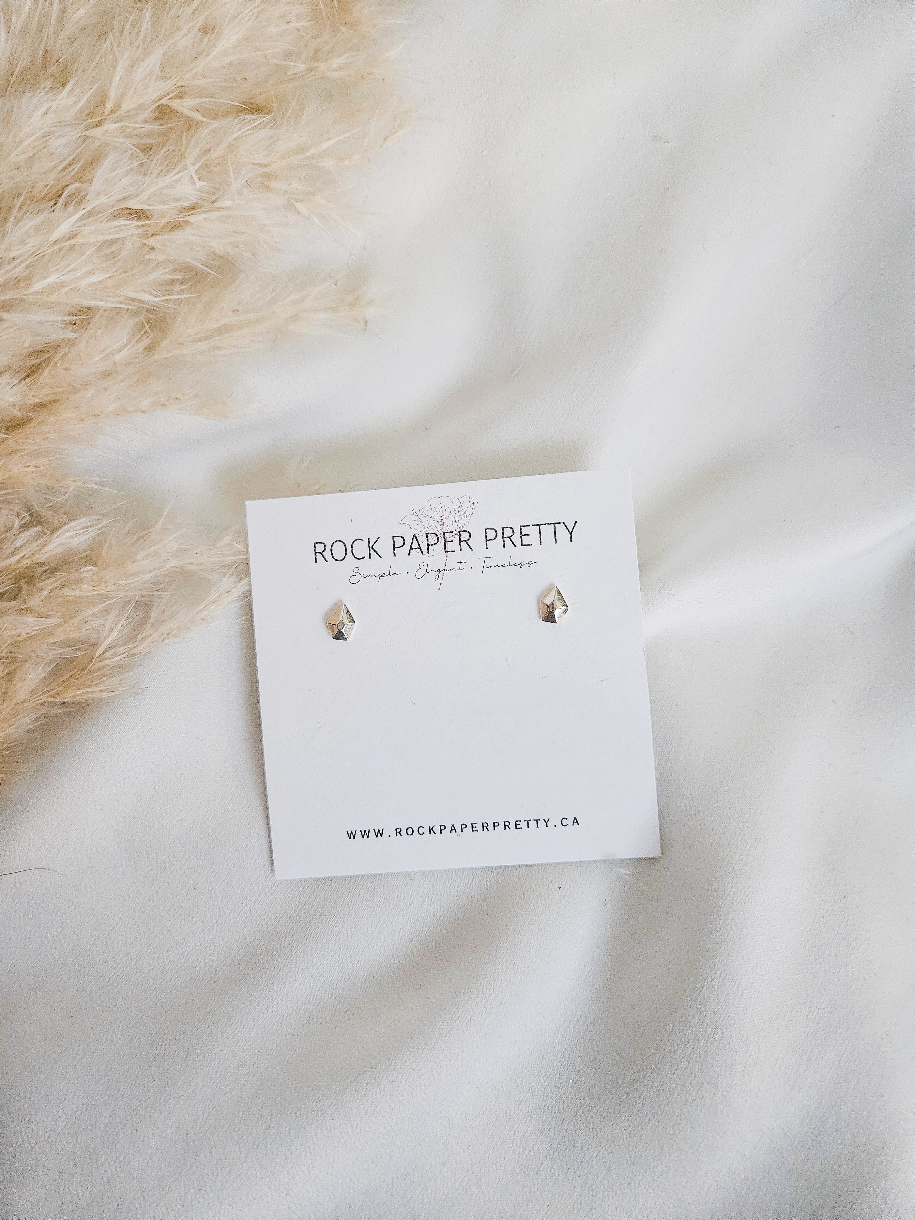Silver Gem Studs