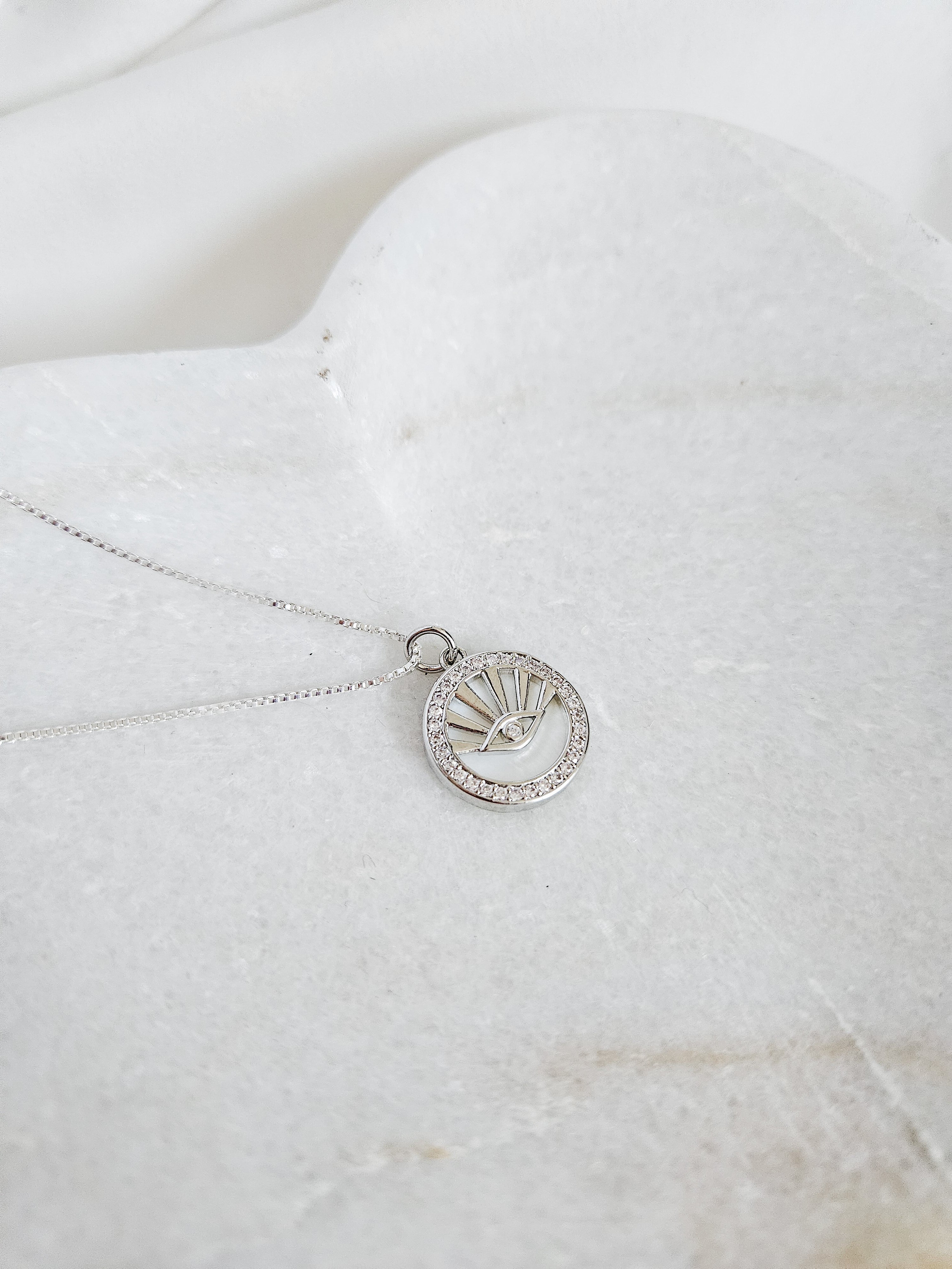 Genevieve Necklace- Silver