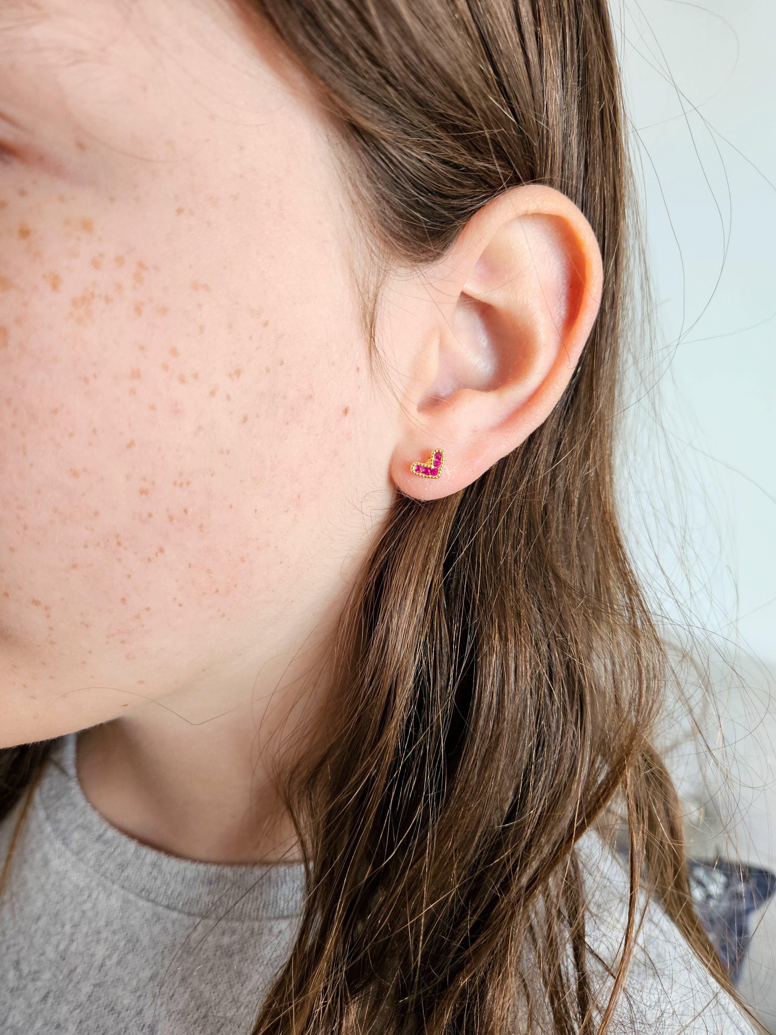 Mini Heart Earrings