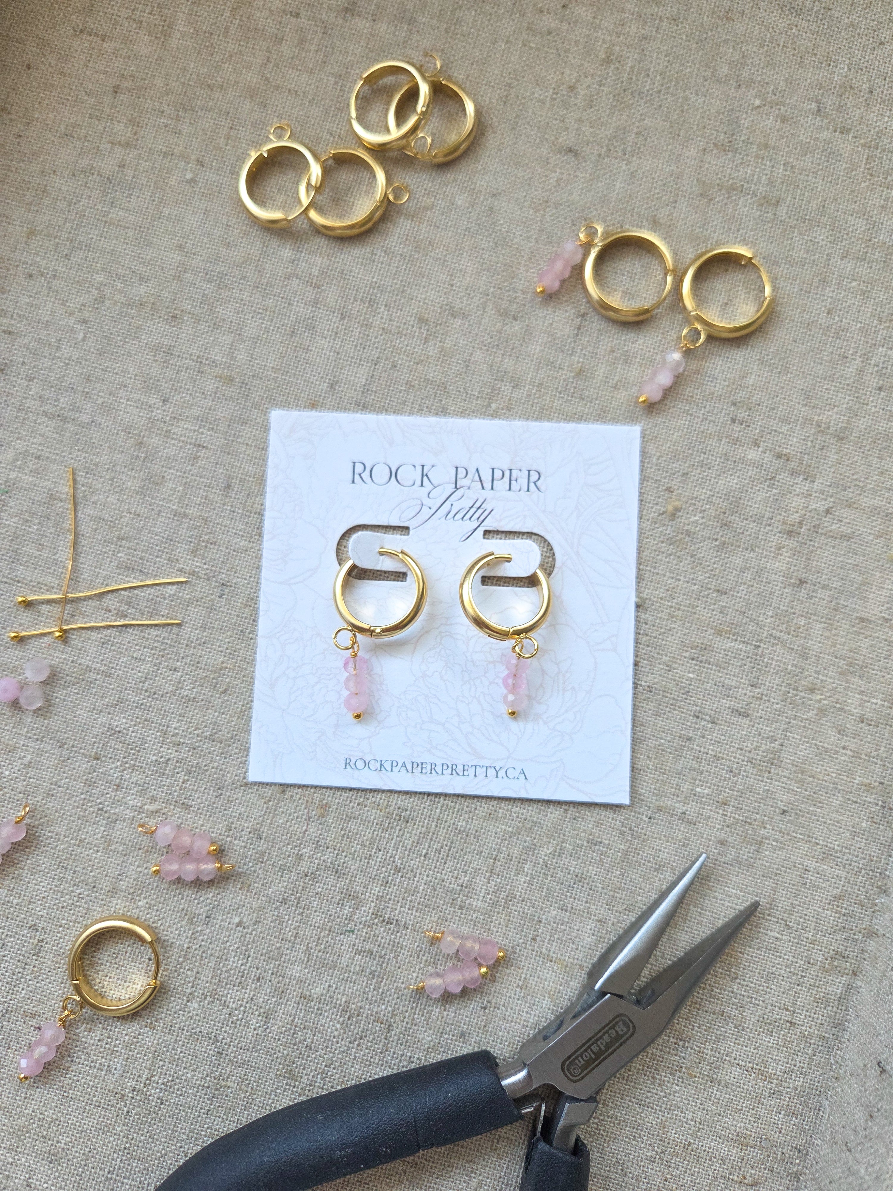Rosé all day Earrings
