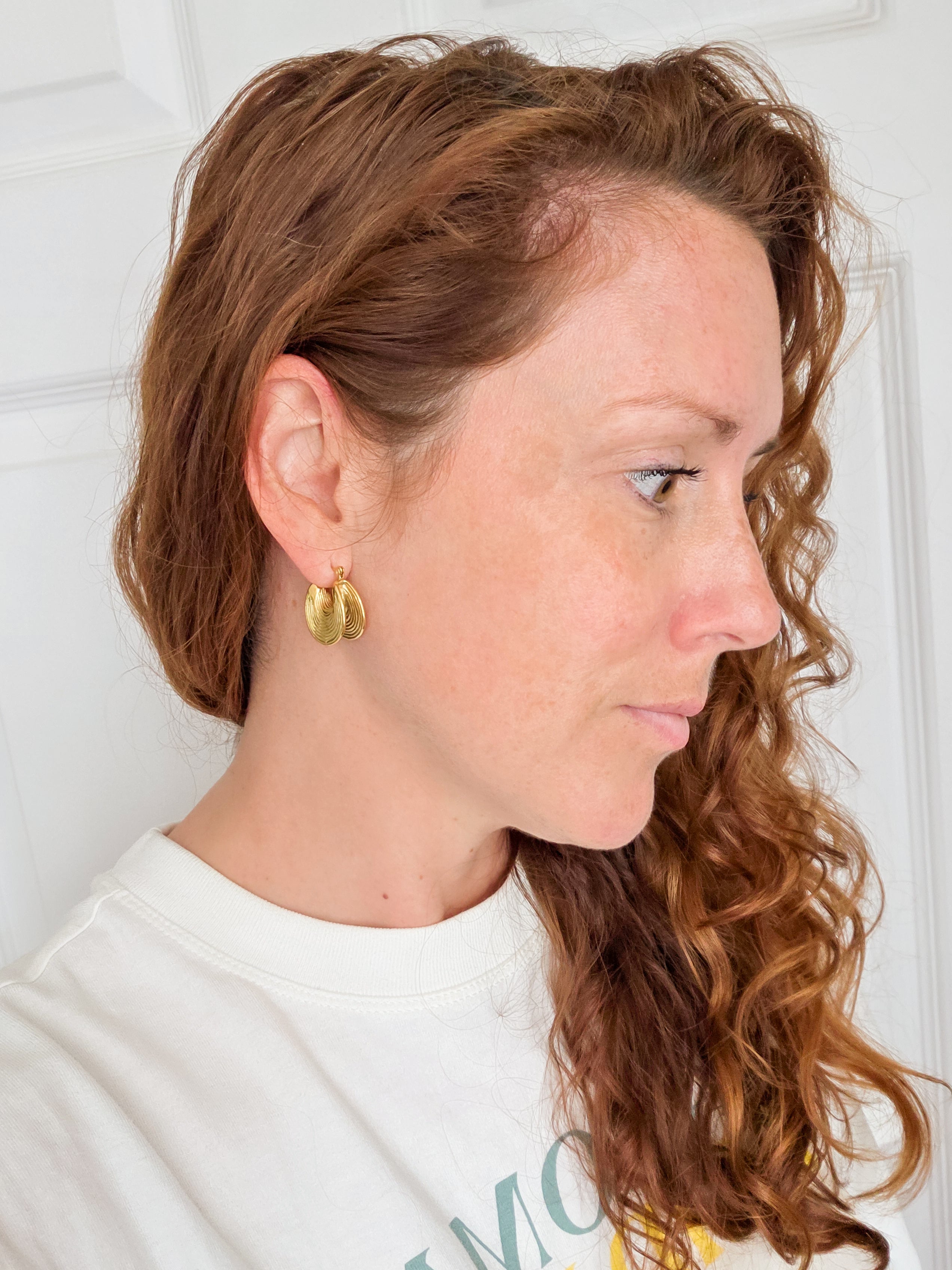 Equestrian Hoop Earrings