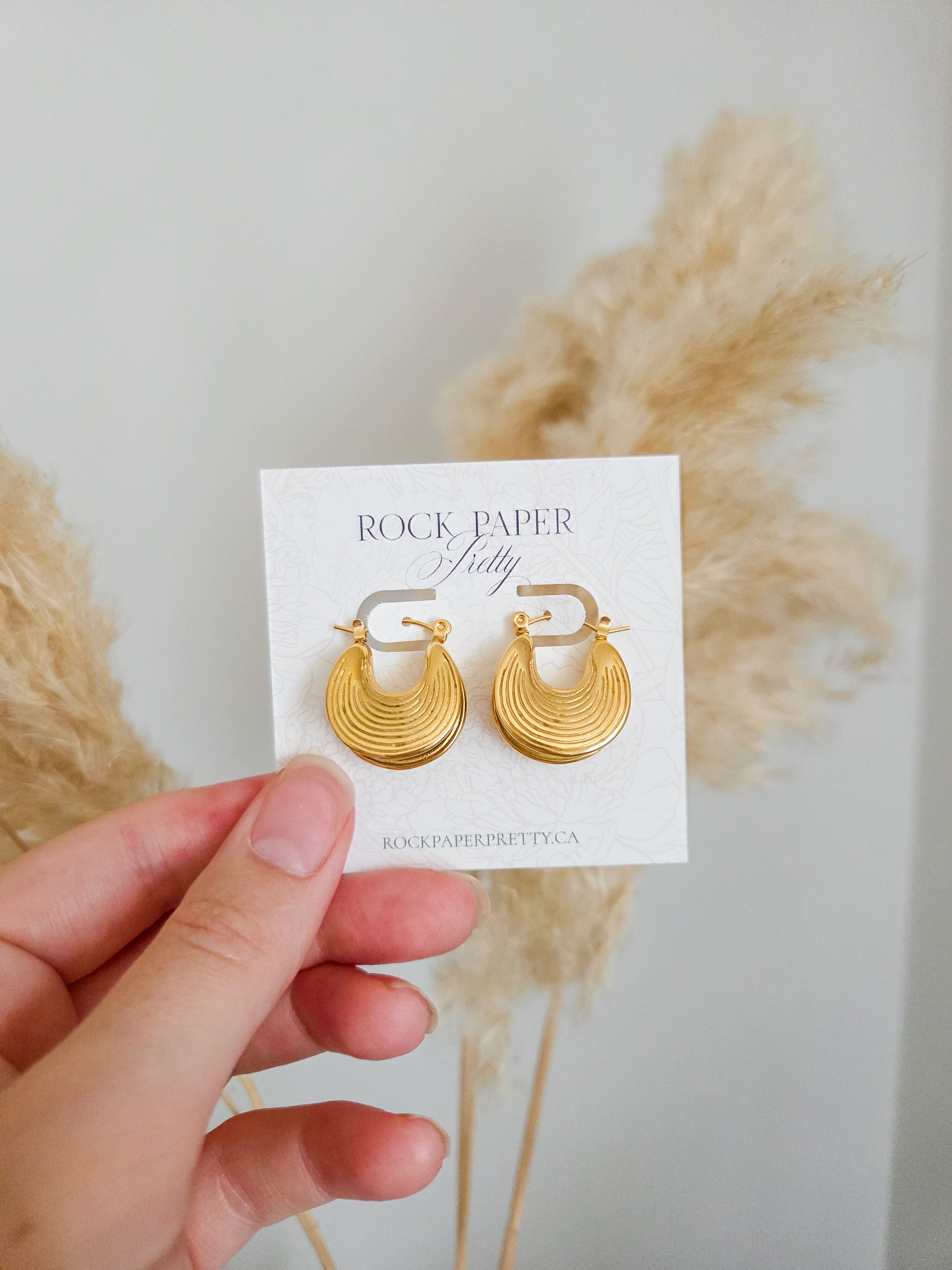 Equestrian Hoop Earrings