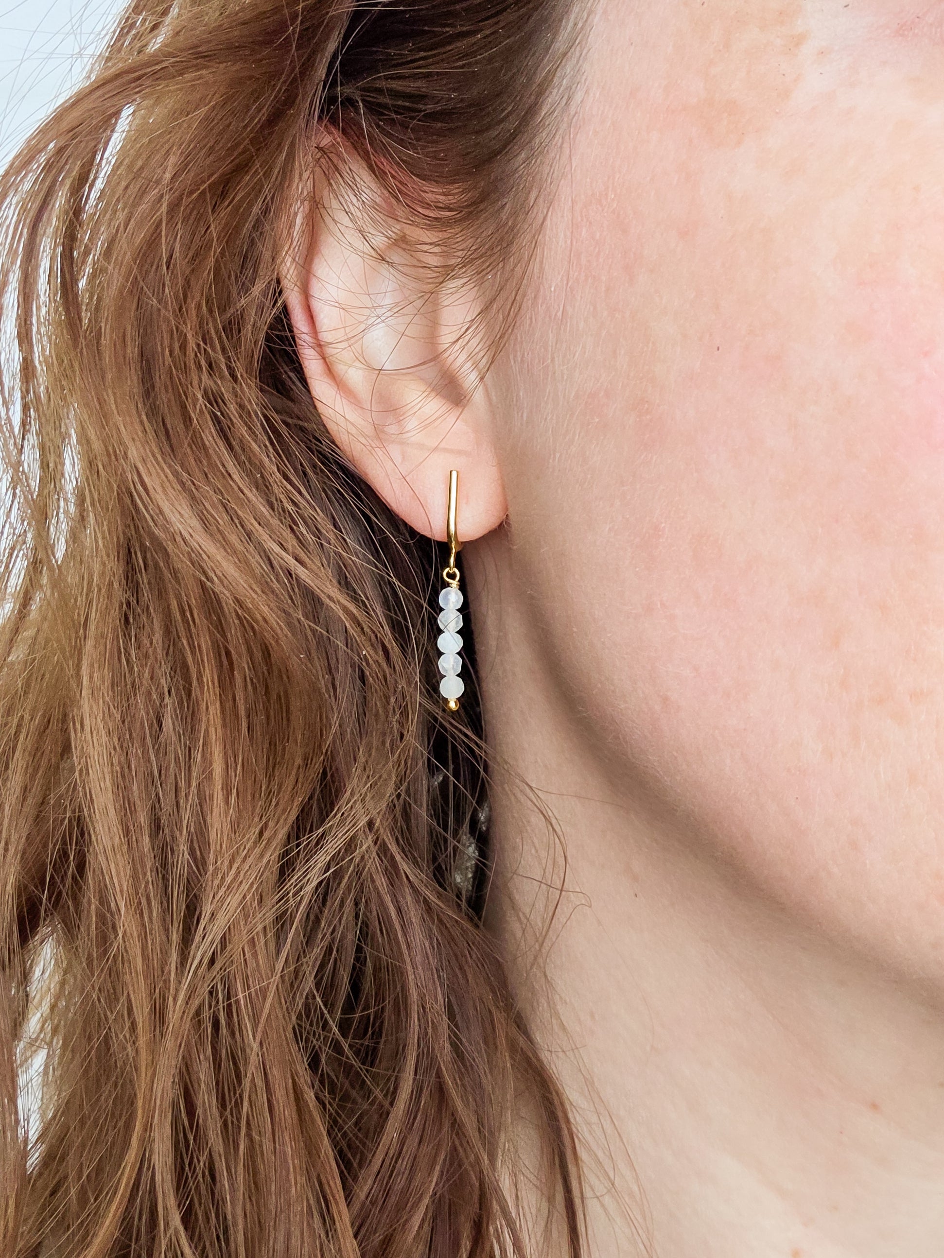 Illusion Earrings- White